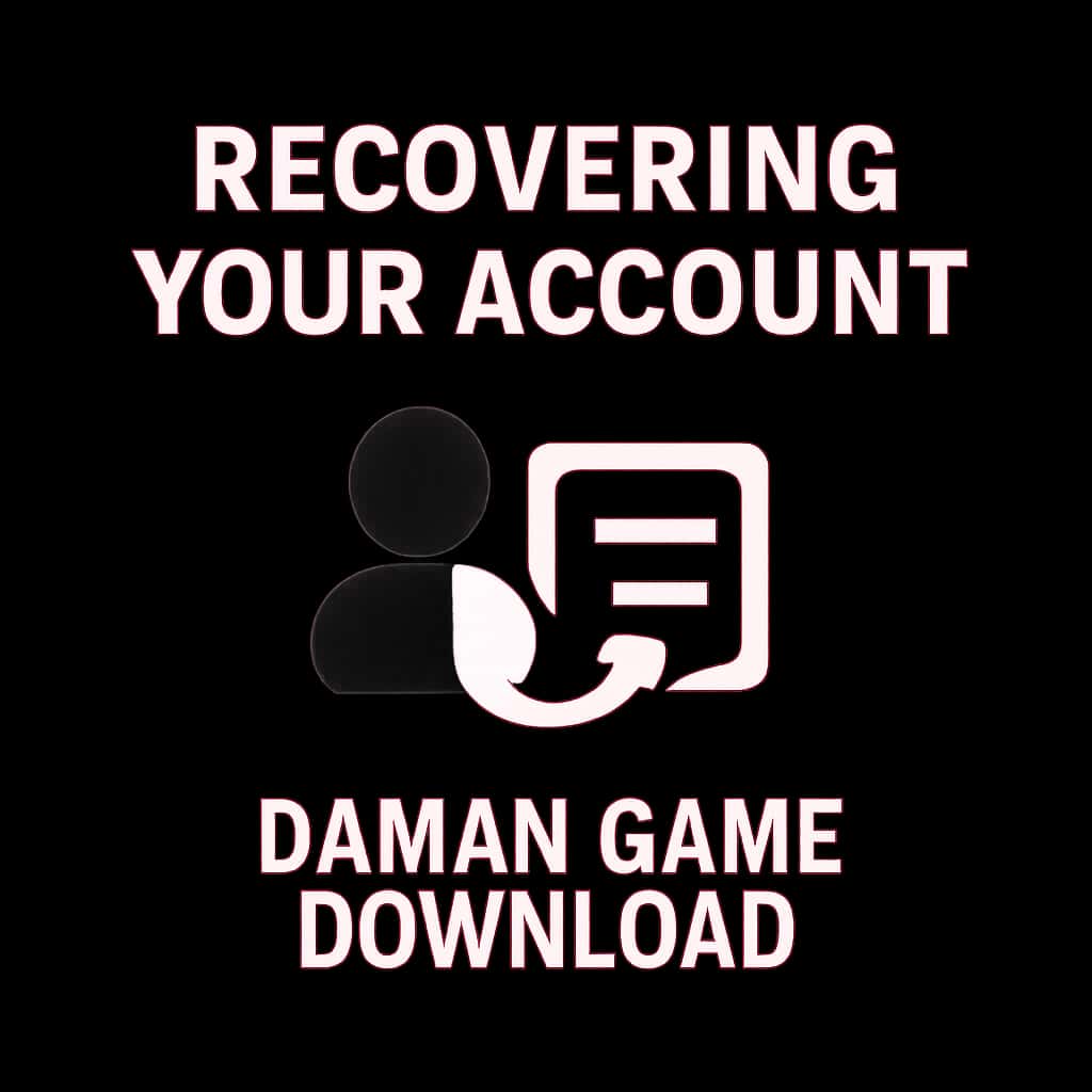 A badge symbolizing account recovery assistance for Daman Game Download.