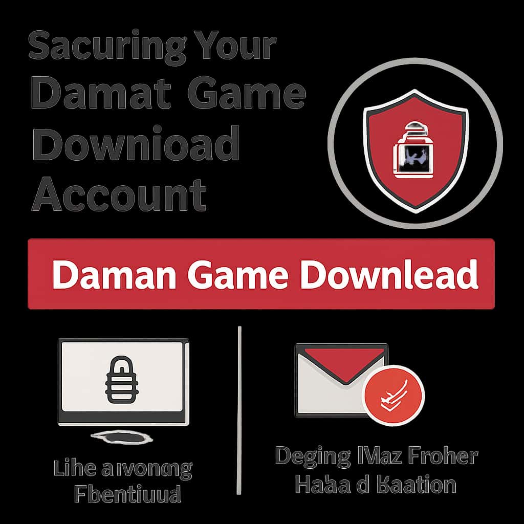 Diagram outlining best practices for securing your Daman Game Download account.