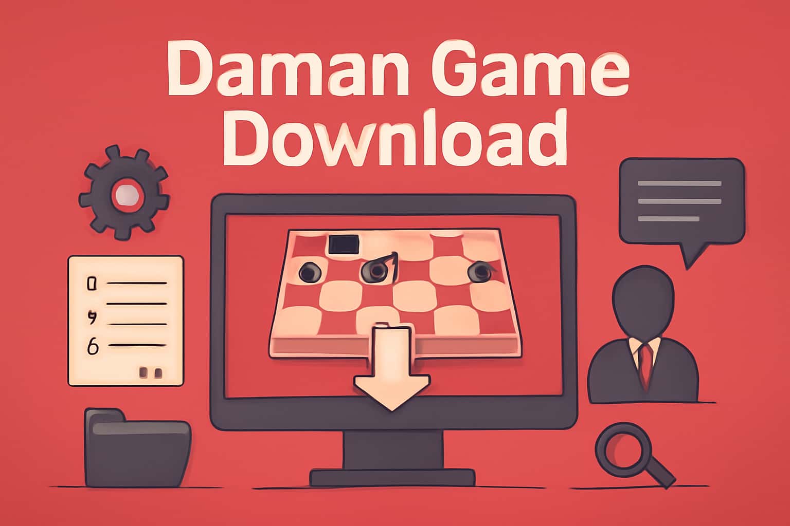 Illustration depicting software requirements for Daman Game Download