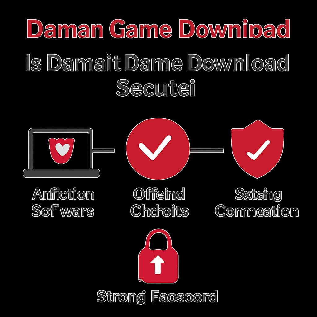 Diagram explaining the security measures of Daman Game Download.