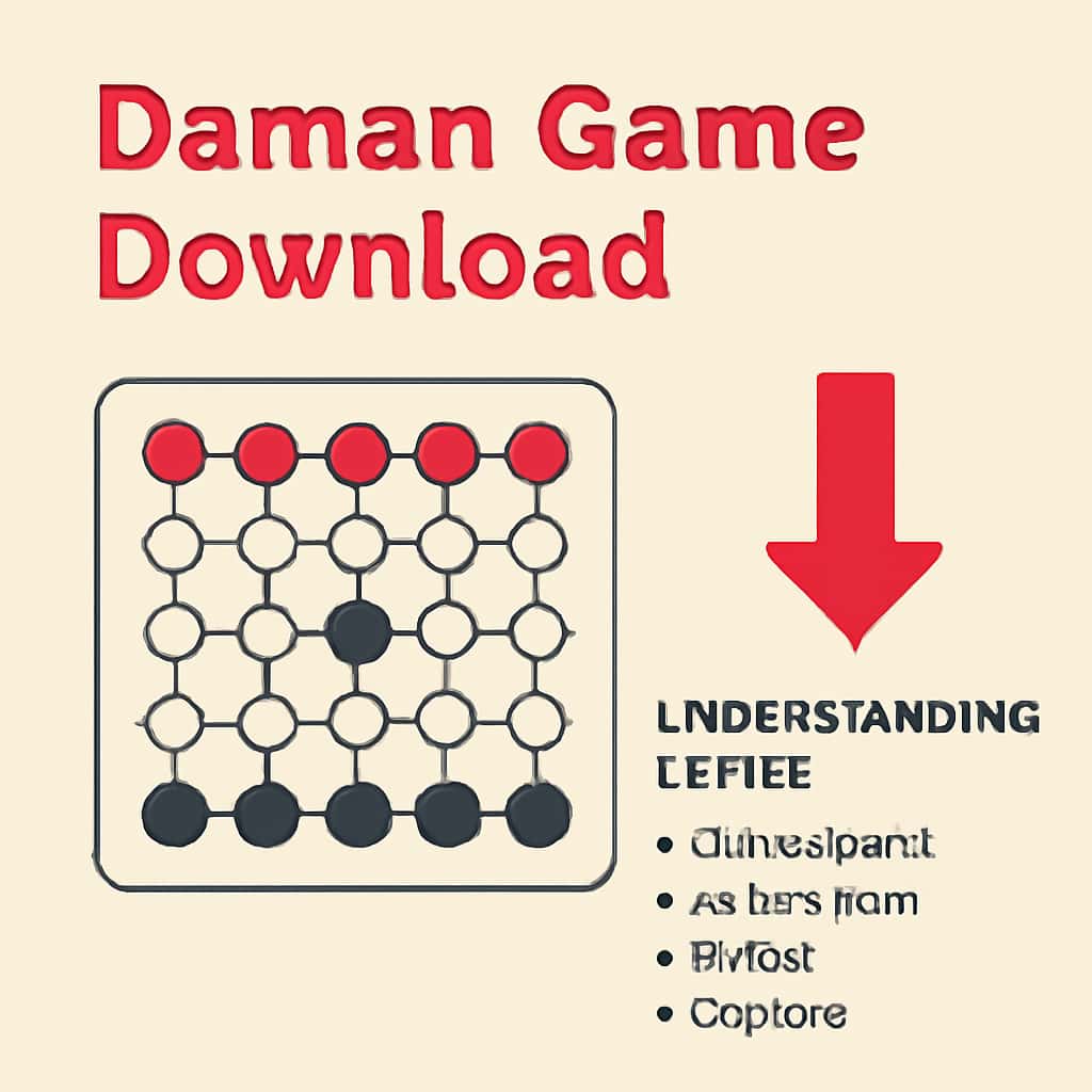 An educational diagram depicting key terms related to Daman Game Download.